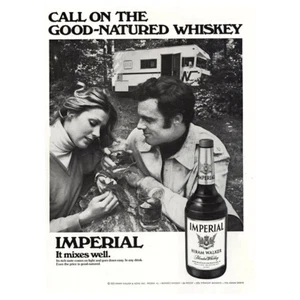 1972 Imperial Whiskey: Good Natured Winnebago Vintage Print Ad - Picture 1 of 1