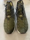 Adidas Originals trainers size 5.5 5 1/2 Green And Black Running Shoes Laceless