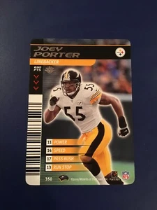 2001 NFL Showdown # 350 JOEY PORTER ROOKIE Pittsburgh Steelers HOT $$ - Picture 1 of 4