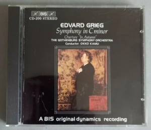 CA055 Grieg Symphony in C minor Okko Kamu BIS CD-200 - Bild 1 von 3