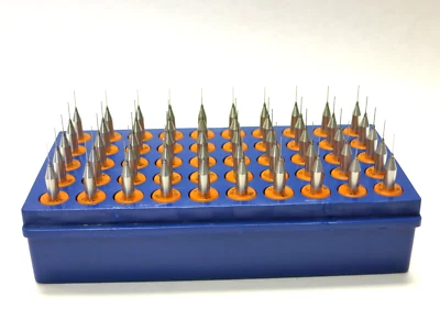 Juego de 50 brocas de precisión para PCB de carburo de tungsteno Matrix #85 0,0110" x 0,197" Foto 1 de 3