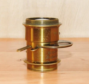 plate camera antique Lens BISTIGMAT 13x18 Rodenstock Munchen,manual shutter lens - Picture 1 of 12
