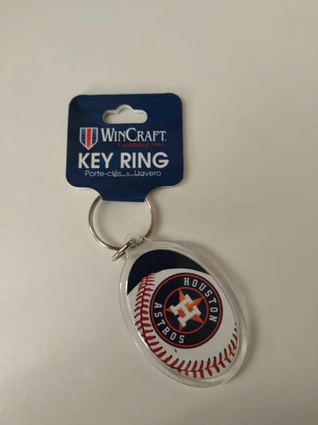 🔥HOUSTON ASTROS OVAL ACRYLIC KEY RING NEW WINCRAFT ⚾🔥 🔥 Cover