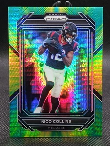 2022 Prizm Hyper Prizm #ed /175 - Nico Collins #117 Houston Texans - Picture 1 of 3