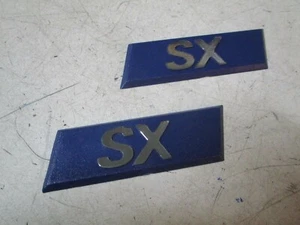 PAAR SEITENBESCHRIFTUNGEN FIAT UNO - TYP - LINKS - NEU  - Bild 1 von 1