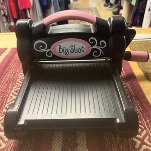 SIZZIX Big Shot Die-Cutting Machine (Only) Pink & Black Scrapbooking/Crafting 6" - Picture 1 of 5