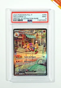Pokemon PSA 9 Skeledirge Ex #258 PAL IT Special Illustration Rare 2023 Italiano - Picture 1 of 3