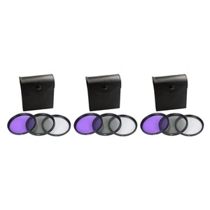 1/2/3 3 Pcs Lens Filter with Bag Camera Protector Circular Polarizer Carrying - Picture 1 of 36