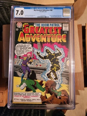 MY GREATEST ADVENTURE #80 - DC COMICS - 1963 - CGC 7.0 - 1ST APP OF DOOM PATROL - Image 1 of 4