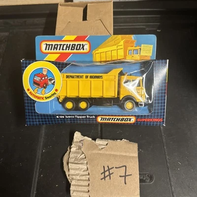 Matchbox Superking K-139 Iveco Kipper Truck Box Shows Outter Wear - Image 1 of 4