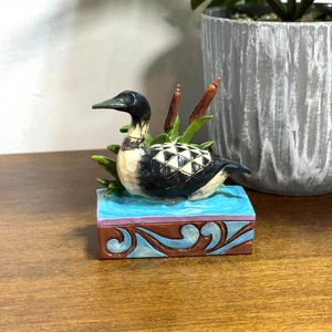 Figura Jim Shore Heartwood Creek Mini Loon Enesco 2014 4047068 - Imagen 1 de 10