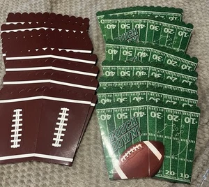 24 Football Popcorn Boxes Party Supplies - Picture 1 of 10