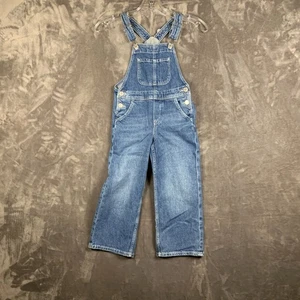 HM Blue Demin Overalls Boys Size 5T Carpenter Wide Leg (381) - Picture 1 of 7