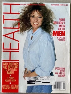 HEALTH Magazine VTG Issue - November 1987 w/ Jacqueline Bisset • Be Fear Free! - Picture 1 of 10