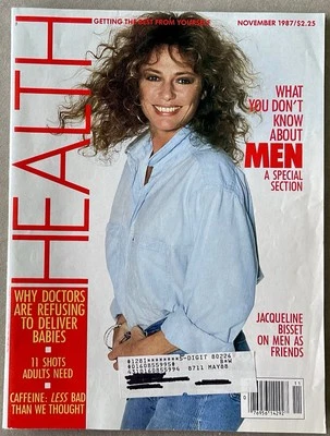 HEALTH Magazine VTG Issue - Nov 1987 w/ Jacqueline Bisset • Hidden Health Flaws - Image 1 of 4