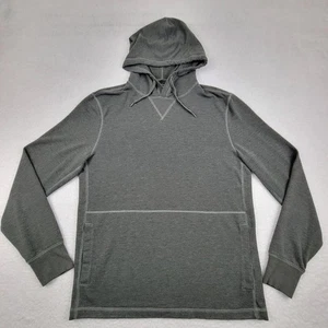 Sudadera con Capucha J Crew Para Hombre Gris Medio Campamento Nórdico Polar Pullover Agujeros para Pulgares Exterior - Imagen 1 de 9