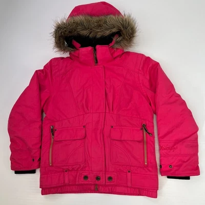 Obermeyer Jacket Girl 12 Junior Bombdiggity Pink Full Zip Hood Snow Ski Core No - Image 1 of 4