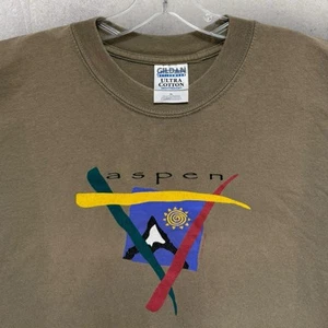 Vintage 90’s Aspen Nature Tee / Abstract Art T Shirt ©️1997 Size XL 24”x29” - Picture 1 of 5