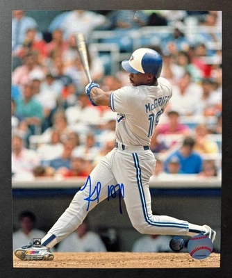Fred McGriff Signed Autographed Toronto Blue Jays Photo Frozen Pond COA MLB - Image 1 of 4