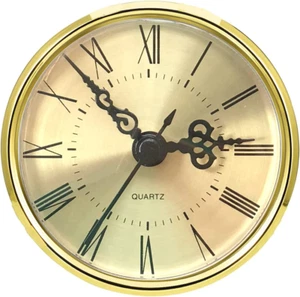 Mini Quartz Clock Insert 2.8 Inch (70 Mm) Round Quartz Movement Miniature Clock - Picture 1 of 12