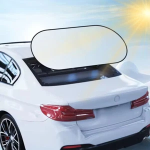 Parasol Coche Protección UV Plegable Ventanas Traseras Visera con Ventosa Accesorios - Imagen 1 de 10