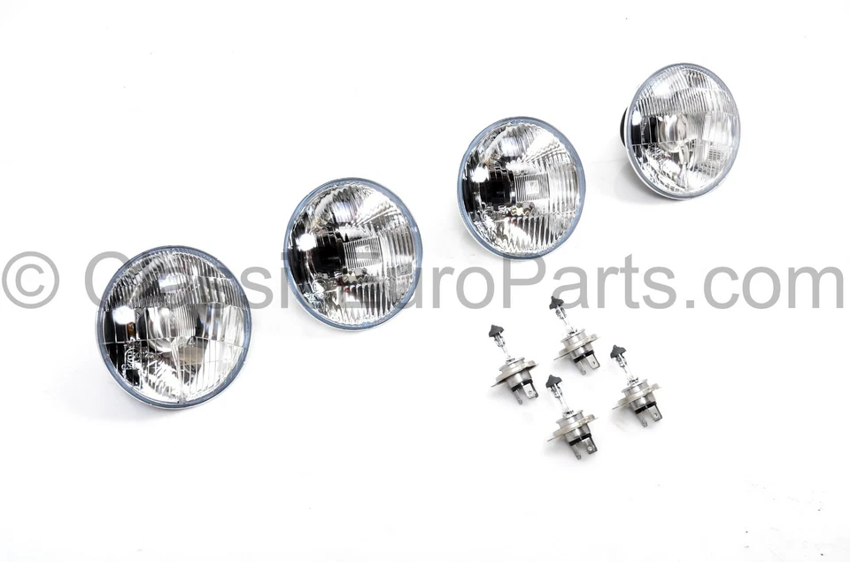 Conversión de faros de haz sellado a euro para BMW E9 2.5 2800 3.0 3.0 cs csi EE. UU. Foto 1 de 4