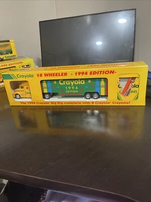 Crayola 18 Wheeler 1992 Edition Diecast Cab Crayola Big Rig New in Box - Image 1 of 3
