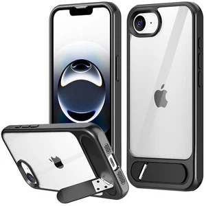 Funda con soporte de parachoques de aluminio para Apple iPhone 16e a prueba de golpes cubierta trasera resistente - Imagen 1 de 19