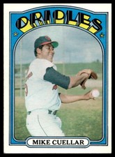 1972 Topps #70 Mike Cuellar Baltimore Orioles NR-MINT SET BREAK!
