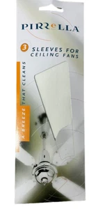 Ceiling Fan Sleeves / Socks Keep your Ceiling Fan Blades Clean 3 Pack WHITE - Picture 1 of 1