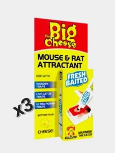 The Big Cheese Mouse And Rat Attractant FOR TRAP BETTER THAN CHEESE PEST TRAP X3 - Picture 1 of 4