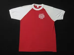 Vintage Texaco Shirt Louisiana Plant 80s Men's Size Medium - Picture 1 of 9
