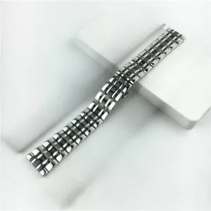 High Quality Solid Stainless Steel Watch Strap Mens Butterfly Clasp Band 12-26 - Picture 1 of 14