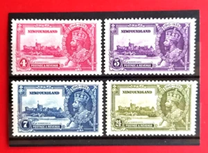 Canada Newfoundland #226-229 Silver Jubilee Issue MH - Picture 1 of 1