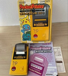 Impresora de Bolsillo Nintendo GameBoy Pikachu Versión Amarilla Juego Japón Probado - Imagen 1 de 9