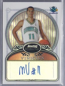 Baloncesto Sterling 2006-2007 Marcus Vinicius Hornets autografiado RC #012/199 - Imagen 1 de 2
