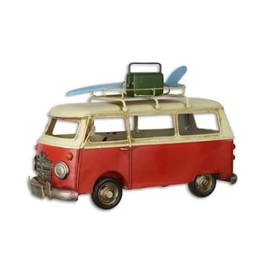 9973786 Nostalgic Model Car Classic Car Camping Surf Bus 18x15x29cm - Picture 1 of 1