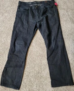 Marc Anthony Jeans Mens 36x28 Black Denim Straight Leg Slim Fit Casual  - Picture 1 of 11