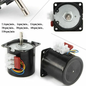 High Torque 50Hz Gear-Box 60KTYZ Synchronous AC 220V 14W Gear Replacement Motor - Picture 1 of 12