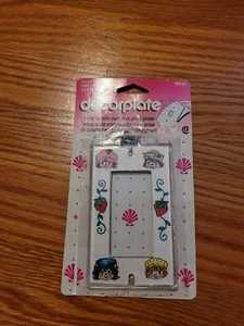 Cubierta de placa de interruptor de luz Strawberry Shortcake & Friends pintada a mano - Imagen 1 de 3