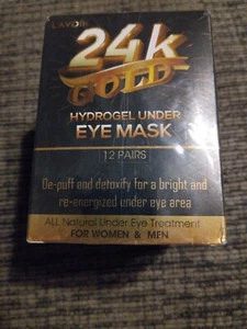 Lavdik (36) 24K GOLD Hydrogel Under EYE mask - Picture 1 of 5