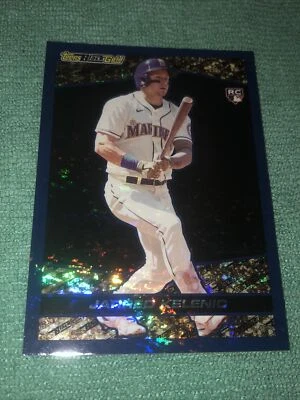2021 Topps Update Topps Black Gold Blue Jarred Kelenic #BG-8 Rookie RC - Image 1 of 3
