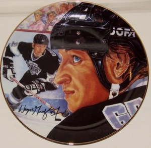 WAYNE GRETZKY Los Angeles Kings Gartlan USA 8 1/2" Plate 1989 "The Great One" 99 - Picture 1 of 7