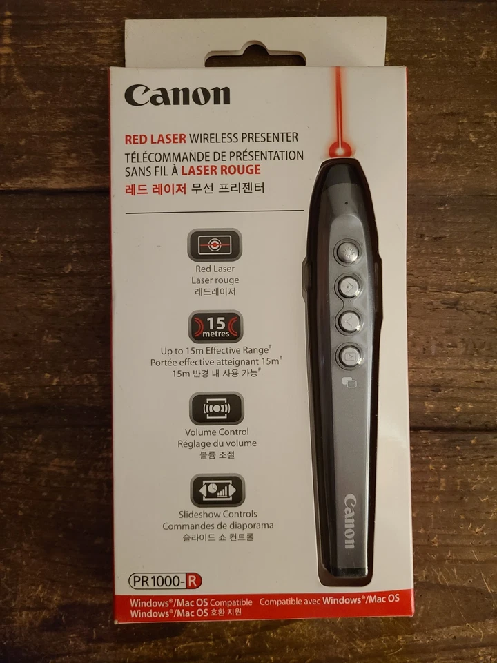 Canon - Red Laser Wireless Presenter - PR1000-R - Present up to 15m Range - Image 1 of 1
