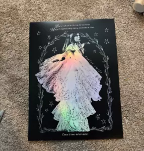 Taylor Swift Folklore Album August Slipped Away Twirling Foil Lithograph Poster - Picture 1 of 3