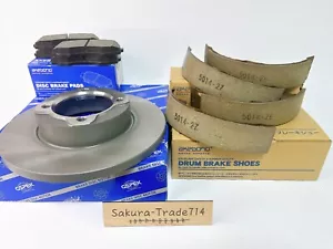 Daihatsu Hijet Truck S100P S110P Front Brake Rotors, Pads, Shoes Set JDM - Imagen 1 de 13