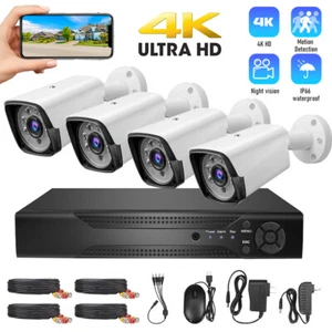 House Camera 4CH DVR Home Security System 4K 5MP DVR + 4 X Outdoor 1 - Picture 1 of 15