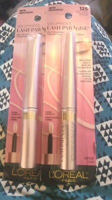 Lot Of 2 Loreal Voluminous Lash Paradise Felt Tip Liquid Eyeliner(125 Rose Gold) - Image 1 of 4