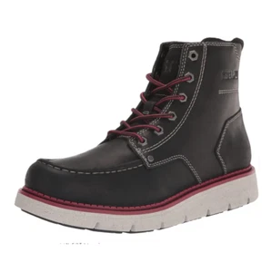 Caterpillar Men's Covert Moc Toe Boot Black/Red P725359 g - Picture 1 of 6