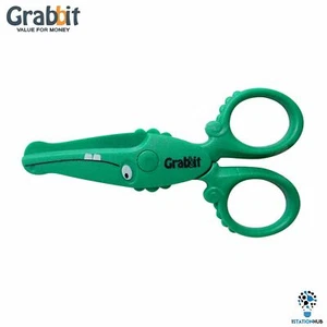 Grabbit 12cm Children Safety Scissors | Crocodile - Picture 1 of 3